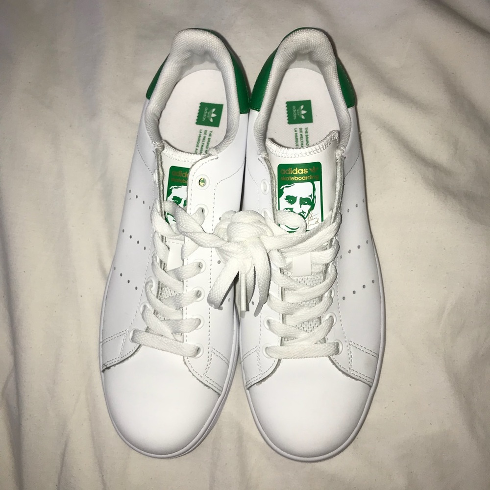 White x Green Adidas Skateboarding “Stan Smiths”